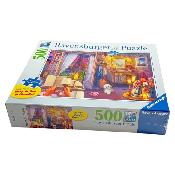 Ravensburger Paris Cozy Bathroom JigSaw Puzzle 500 Piece Large Format - Picture 3 of 9